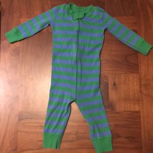 Sporty striped bodysuit